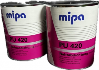 Эластичный Шовный кистевой герметик Mipa PU420 серый 1 кг.