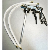 H-D Пневмопистолет для гравитекса с регулировкой с двумя шлангами