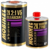 MOBIHEL 2К HS 2:1 БЕСЦВЕТНЫЙ ЛАК V5 1Л+0,5Л ANTI SCRATCH