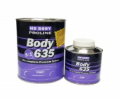 Грунт-наполнитель катафорезный Body 635 Proline Premium Primer черный 0,8 л. с отвердителем 0,16 л