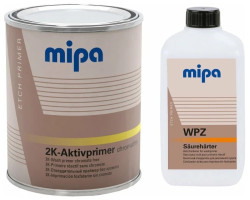 Mipa 2K WP Aktivprimer Грунт кислотоотверждаемый с высокой степенью антикоррозионной защитой, в комплекте с отвердителем (1л + 0,5л)