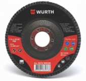 WURTH 0578925Z40 Диск лепестковый Optimum, 125 мм, р80 р 120