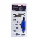 Пневмозачистная машинка с комплектом камней 11пр