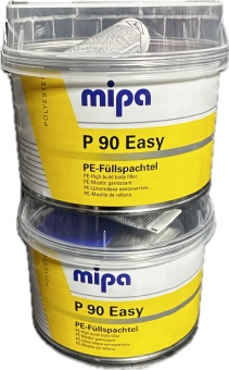 MIPA P90 Easy PE-Fullspachtel Шпатлевка-наполнитель для авто P90 серая 1кг